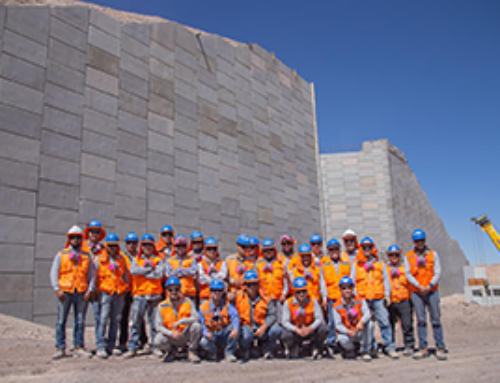 Tierra Armada Chile suministra cerca de 4000m2 de muros de Tierra Armada® para una mina de cobre en Chile