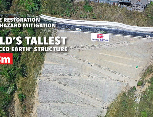 Tierra Armada India construye la estructura de Reinforced Earth® más alta del mundo